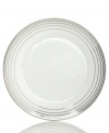 Bands of platinum go round and round on Charter Club's Infinity dinner plates for a look of timeless splendor. Simply brilliant in lustrous white porcelain, they make any occasion special. (Clearance)