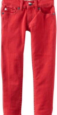 Roxy Kids Girls 2-6X Skinny Slides-Color Pants, Sparrow Red, Large