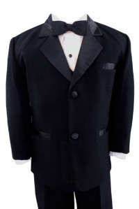 Gino Giovanni Usher Tuxedo Boy Black From Baby to Teen