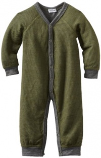 Splendid Littles Baby-Boys Newborn Double Faced Thermal Playsuit, Trooper, 12-18