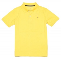 Tommy Hilfiger Boys Logo Polo T-shirt (S/P(6-7), Yellow)