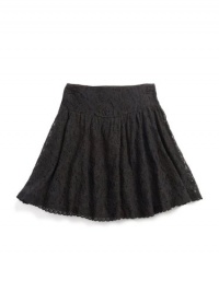 GUESS Kids Girls Lace Skirt, BLACK (10/12)