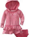 Roxy Kids Baby-girls Infant Toasty Knit Dress, Berry Pop, 12 Months