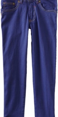 KC Parker Girls 7-16 Stretch Denim Capri Pant, Blue Ribbon, 16