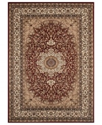 An intricately complex Persian-inspired design in crisp tones creates a captivating accent in the Princeton area rug from Kenneth Mink. Crafted for supreme durability with an ultra-soft finish.