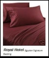 1200 Thread Count King 4pc Bed Sheet Set 100% Egyptian Cotton Deep Pocket 1200 TC Solid Burgundy