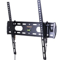 VideoSecu TV Wall Mount Tilt Low Profile Ultra Slim Television Mount Bracket for Most 26- 47 LED LCD Plasma TV, Some up to 55 TV with VESA 200x200 to 400x400 1FE