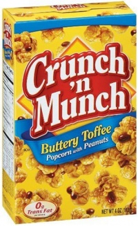 Crunch 'n Munch Toffee Popcorn, 4-Ounce Boxes (Pack of 12)