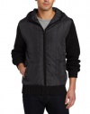 Marc New York Men's Full Zip Hooded Sweater Jacket