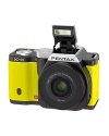 The new Pentax K-01 is another bold effort from the manufacturer that is known for pushing camera size, color, durability, and now, design, to the limit. This camera marks the intersection where high technology and high design meet. The contemporary, timeless K-01 houses a full array of advanced functions and user-friendly features in a camera body with remarkable form and function. The K-01 features the designer's autograph logo stamp on the bottom of each camera. The famed designer's touch also is evident in the new Pentax-DA 40mm F2.8 XS interchangeable lens. As the world's thinnest interchangeable lens, the new 40mm combines with the Pentax K-01 camera body to deliver a unique ILC system that is perfect for photographers who are as keen on design.