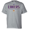 NBA adidas Los Angeles Lakers Ash Absolute T-shirt