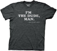 Big Lebowski I'm the Dude Man Gray Heathered Men's Tee