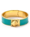 The best bangles of the season are made for stacking, and this gold-plated kate spade new york piece pops with color while it plays well with others.