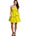 Jessica Simpson Women's Strapless Sequin Dress, Citronelle, 9