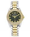 Classic watch styling beautified with shimmering accents and golden shine, by Style&co.