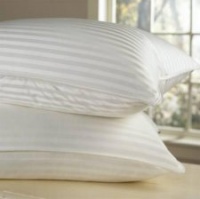 Goose Down Pillow - 1200 Thread Count Egyptian Cotton , Firm, King Size, Set of 2