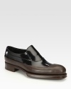 Loafer style with dipped rubber design and exaggerated sole.Leather/rubber upperLeather liningRubber soleMade in Italy