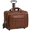 McKleinUSA WEST TOWN 15704 Brown Fly-Through Checkpoint-Friendly 17 Detachable-Wheeled Laptop Case