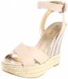 Guess Women's Kambria Wedge Sandal,Natural,8.5 M US