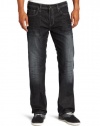 Buffalo by David Bitton Men's Driven Straight Leg Rubbed And Worked Jean