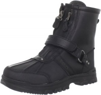 Polo by Ralph Lauren Conquest Hi Boot (Toddler/Little Kid/Big Kid),Black,3 M US Little Kid