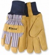 Kinco International Lg Lined Pig Palm Glove 1927Kw L Lined Leather Gloves