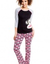 Paul Frank Women's Just Julius Stripe Pajama Set