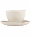 Find stylish versatility in the organic shape and matte-glazed finish of this Casual Luxe bowl and saucer from Donna Karan by Lenox. Durable stoneware in a soft pearl hue is an ideal host for everyday meals and a natural go-to for entertaining.