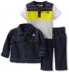 LRG - Kids Baby-boys Infant Explorers 3 Piece Set, Raw Indigo, 24