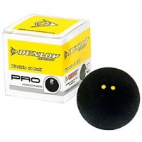 Dunlop Pro - Double Yellow Dot Squash Ball - 3-pack