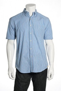 Club Room Striped Blue Lake Button Down Shirt