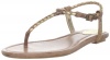 FRYE Women's Madison Braid Thong Sandal,Gold Multi,9.5 M US