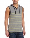 Marc Ecko Cut & Sew Men's Striped Sleeveless Hoodie