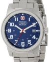 Wenger Swiss Military Men's 72908 Classic Field Blue Dial Steel Bracelet Military Watch