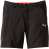 Puma Golf Boy's Tech Bermuda, Black, Medium