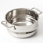 Used for steaming and reheating, the Universal Steamer fits 8 diameter sauce pans.