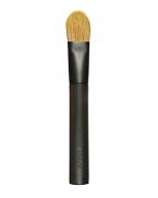 Professional expert shaping brush developed to optimize application of designer shaping and firming cream foundation SPF 20. Brush shape is large with a sharper end to allow for precise application of foundation onto delicate fine lines and contouring. Contains a blend of marten hair and synthetic fibers developed specifically for rich, creamy foundation formulas. Application is precise and seamless.