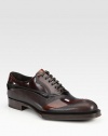 Leather lace-up style with 3D applique detail and exaggerated sole.Leather upperLeather liningLeather soleMade in Italy