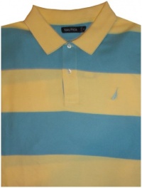 Nautica Men's Short Sleeve Large Bar Stripe Shirt