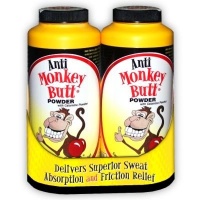 New Anti Monkey Butt Powder with Calamine 2PK 6oz Each