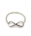 New One Direction Infinity Directioner Bracelet 4mm Metal Link Chain XB283