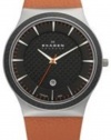 Skagen Men's 234XXLTLO Denmark Grey Carbon Fiber Dial Watch