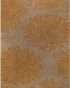 Surya Bombay BST-495 Area Rug - Sand Brown/Burnt Orange Size - 8 ft. Round