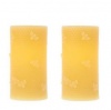 Honeycomb Bee Flameless LED Candle Set of 2 with Auto Timer By Candle Impressions