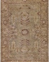 Area Rug 3x5 Rectangle Natural Fiber Sage-Burgundy Color - Surya Scarborough Rug from RugPal