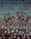 Studio Mocha Leaves Rug Rug Size: 3'6 x 5'6