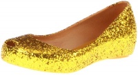 Mini Melissa Ultragirl Glitter Ballet Flat (Little Kid),Gold Glitter,1 M US Little Kid