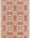 Area Rug 2x8 Runner Transitional Golden Brown-Rust Color - Surya Goa Rug from RugPal