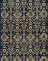 Area Rug 2x7 Rectangle Transitional Indigo Color - Momeni Vintage Rug from RugPal