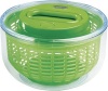 Zyliss Easy Spin Salad Spinner, 2-3 Servings, Green